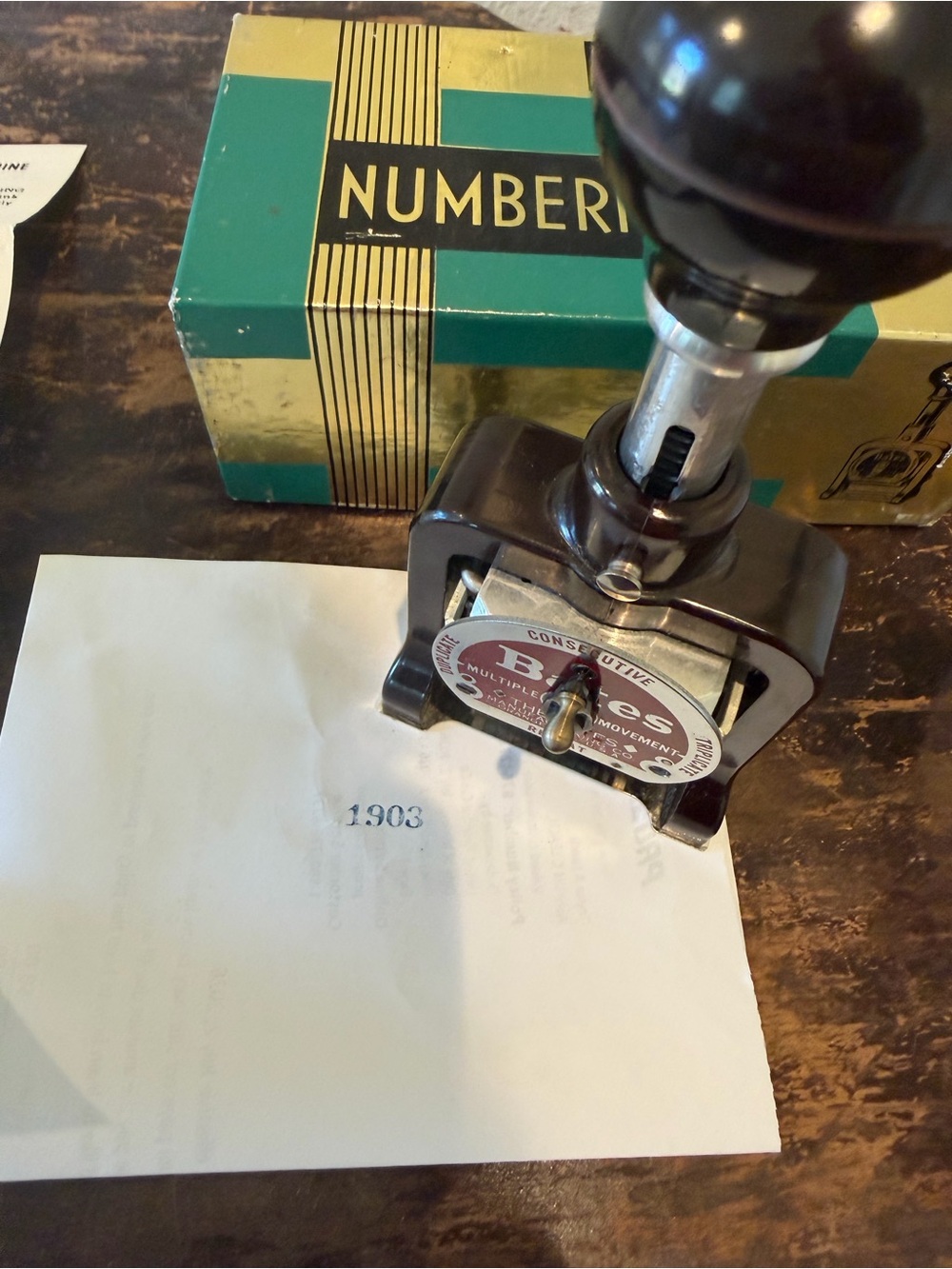 Numbering Machine Box - Picture 12 of 12